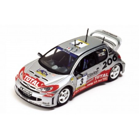 Ixo RAM084 Peugeot 206  number 3 Panizzi