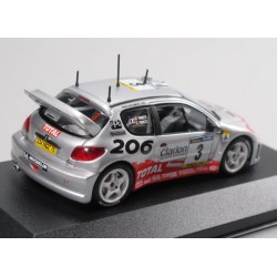 Ixo RAM084 Peugeot 206  number 3 Panizzi