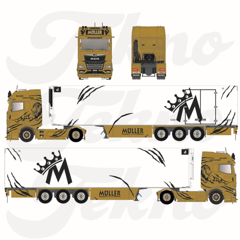 Tekno 87945 Müller "Golden Commander"