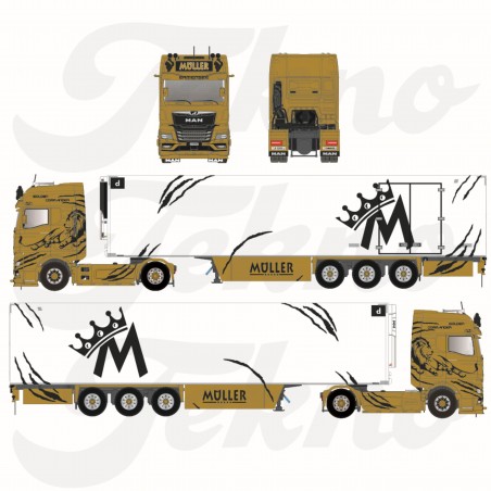 Tekno 87945 Müller "Golden Commander"
