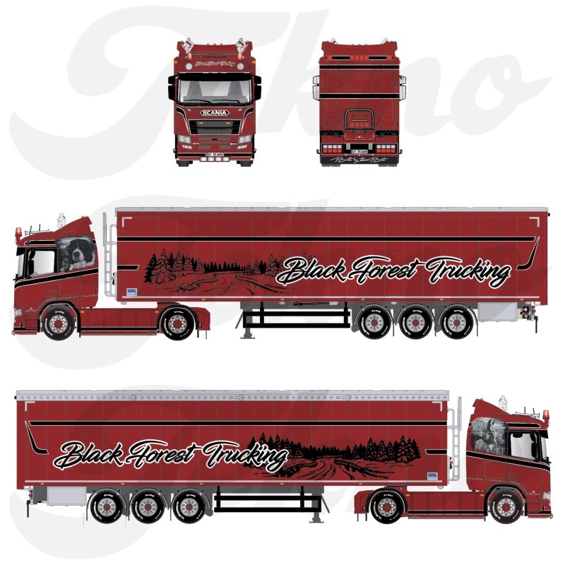 Tekno 88542 Black Forrest Trucking Tekno 88542 Black Forrest Trucking
