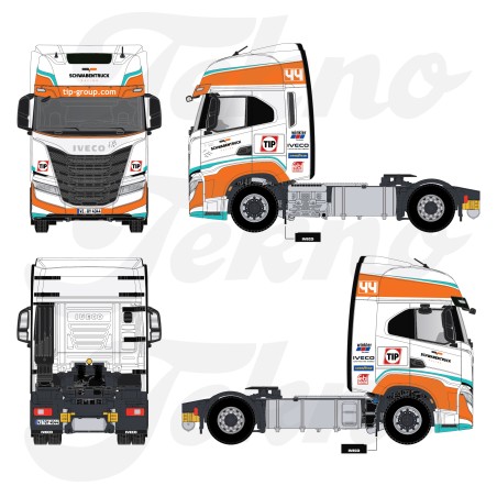 Tekno 87973 TIP Schwabentruck