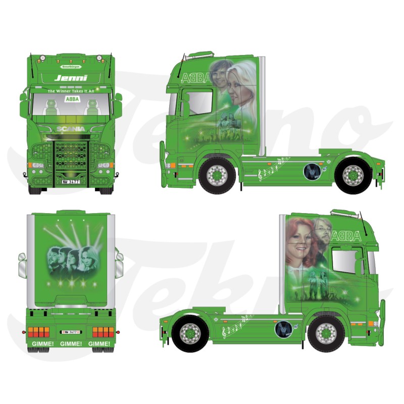 Tekno 87886 Jenni "Abba Truck" Tekno 87886 Jenni "Abba Truck"