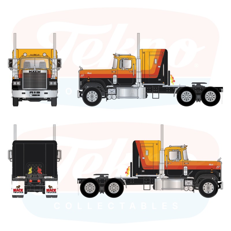 Tekno 89357 Mack Superliner Demo 6 x 4